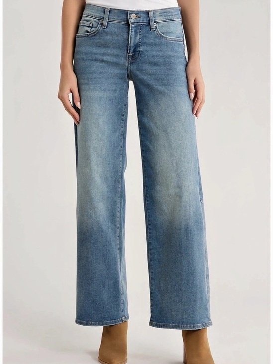 Lucky Brand Denim - Lucky Brand Sweet Mid Rise Wide Leg Jeans Blue Waist 26 NWT